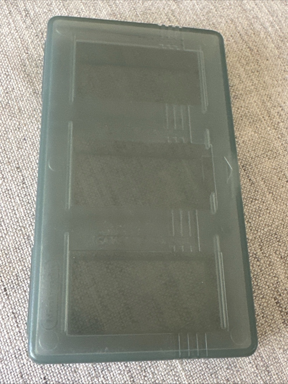 Nintendo Gameboy advance gba Case game holder for 3 games see through